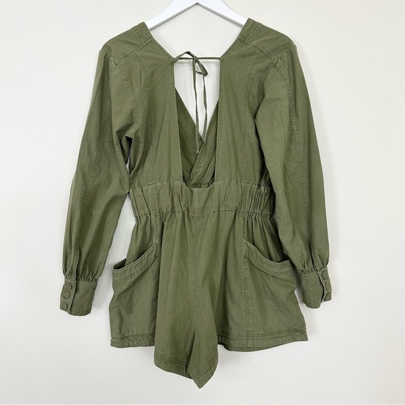 Free People Beside You Shortall Romper - Picture 8 of 13